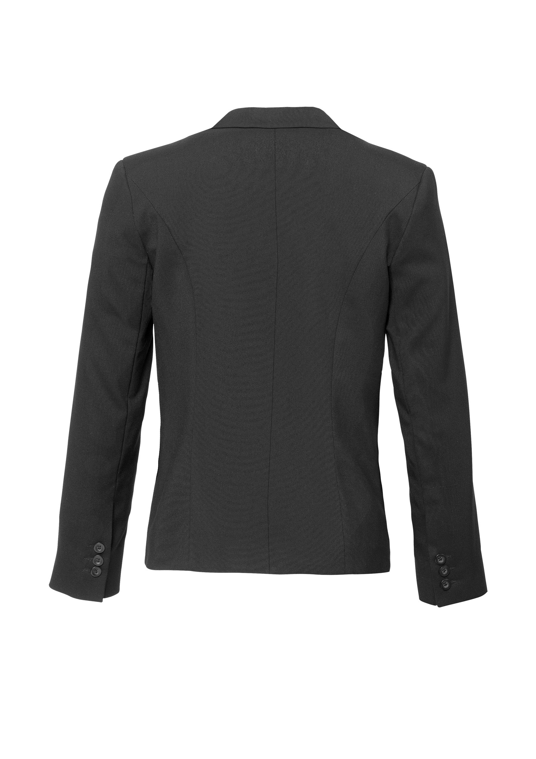 Womens Comfort Wool Stretch Short Jacket with Reverse Lapel