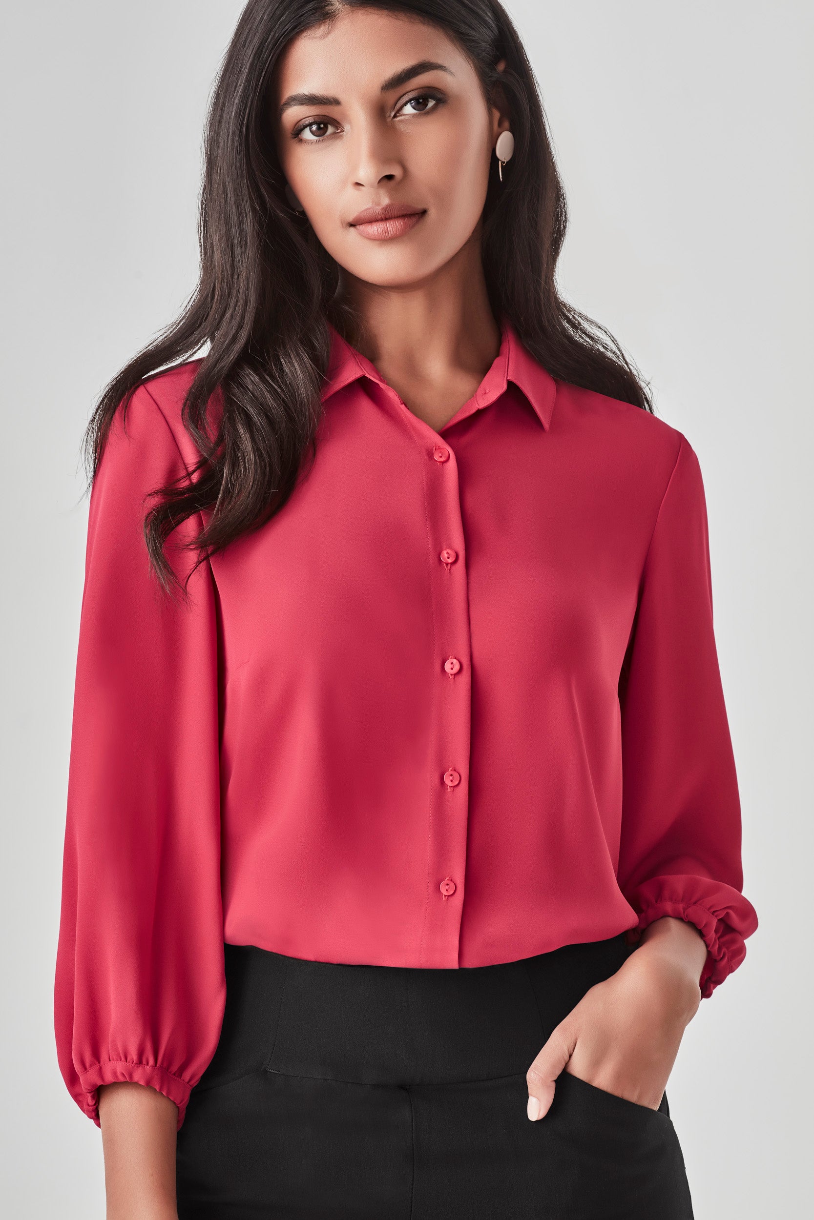 Womens Lucy 3/4 Sleeve Blouse